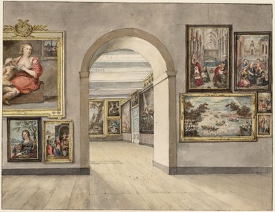 Interior Trippenhuis by Gerrit Lamberts